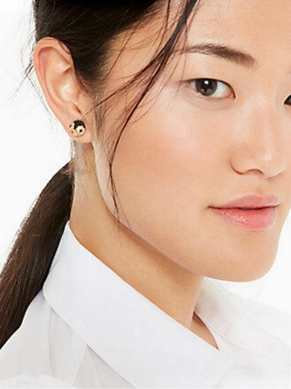 Kate Spade NWT Penguin Stud Earrings Gold Pave Crystal Owl Dashing Beauty - Picture 4 of 11